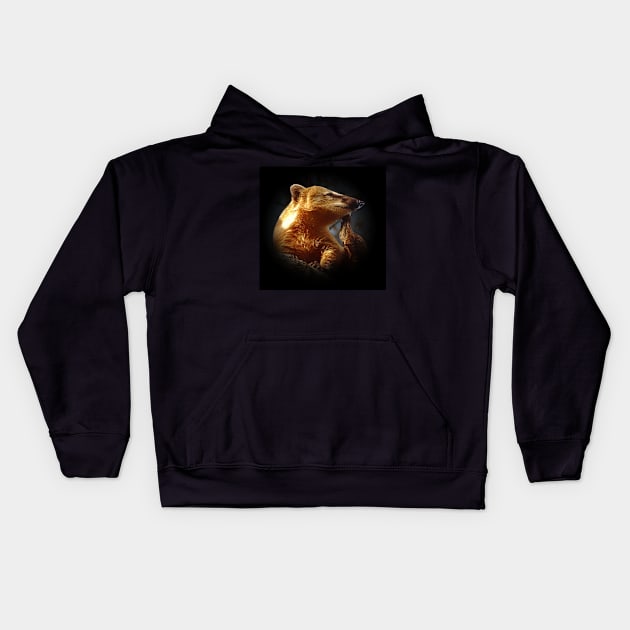 Coati Kids Hoodie by Guardi